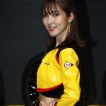 宮島マリーナ、石原未梨がダンロップブースでお出迎え！＜東京オートサロン2020＞