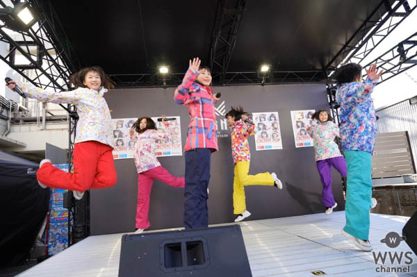 CROWN POP、渋谷の屋上で雪が降る中サードシングル「真っ白片思い」を披露！！
