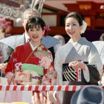 真矢ミキ、井頭愛海と東京・日枝神社で節分祭に参加！「1番清々しい気持ちに」