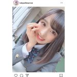 AKB48 小栗有以、高校卒業前に制服衣装の写真を公開！「透明感がすごい」「残りの高校生活楽しんでくださいね」