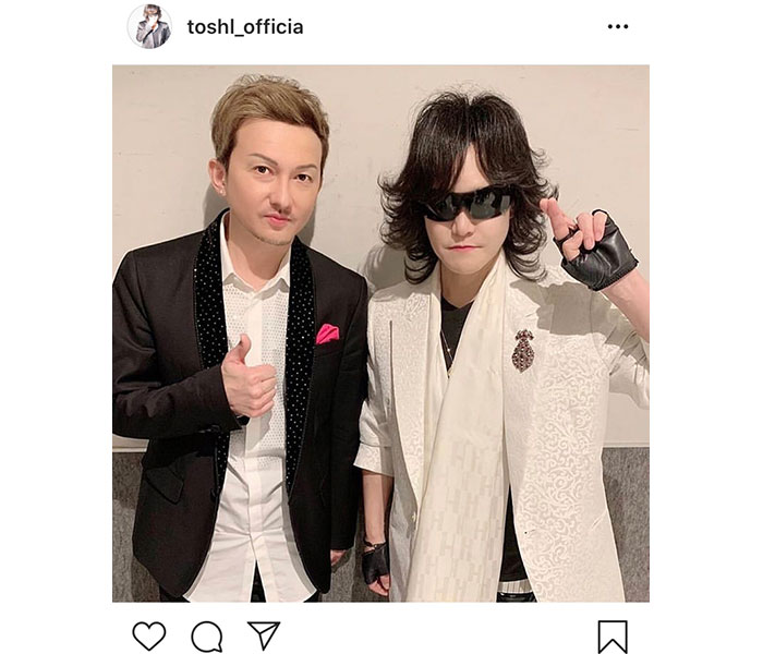 Toshl、『UTAGE！』共演のDA PUMP ISSAを大絶賛！「日本の若者は素晴らしい」