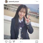 NMB48 山本彩加、可愛さ爆発の制服ショットに「キュンキュンしちゃった」「萌え袖かわいい」など大反響