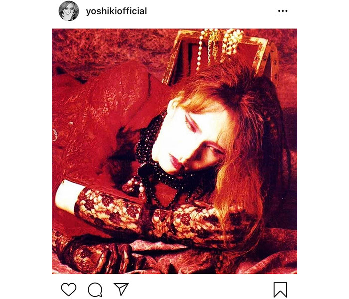 YOSHIKI「X」時代の懐かし美麗ショット公開！「美しすぎてなんともいえない」