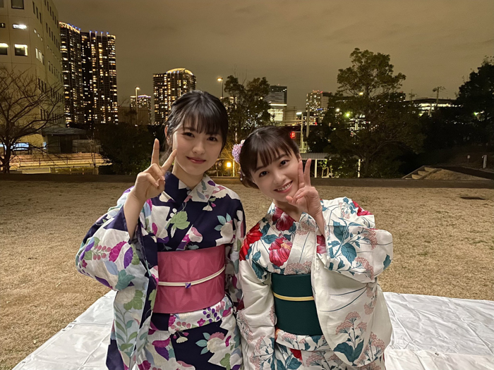 橋本環奈、ドコモCMで話題の浜辺美波と浴衣2ショット公開！「本当に可愛くて、素敵」「控えめに言って神」