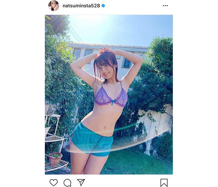 平嶋夏海が健康的美ボディショット公開！「親近感わく」「もっと見たいです」