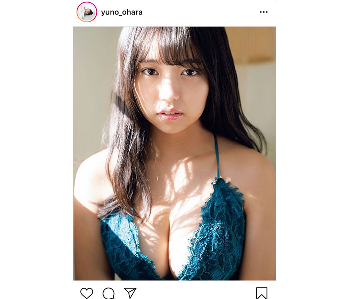 大原優乃、春の陽射しが包み込む「週刊少年チャンピオン」グラビアショット掲載！「良い表情」「こんな彼女欲しい」