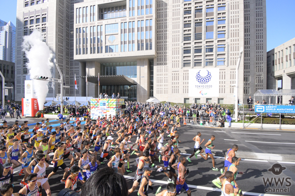東京マラソン2020開幕！小池都知事、開会宣言で「エールを選手のみなさまに送って欲しい」