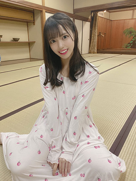 STU48 岩田陽菜のリアルパジャマ姿に大反響！「これは天使！」「癒される」「テレワークの背景にします」