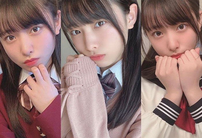 AKB48 久保怜音、「どの制服姿が好きですか？」3種の制服ショットが話題