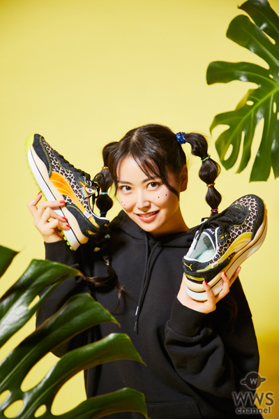 NMB48 白間美瑠がデザイン監修！「atmos pink」と「PUMA」によるトリプルコラボを展開