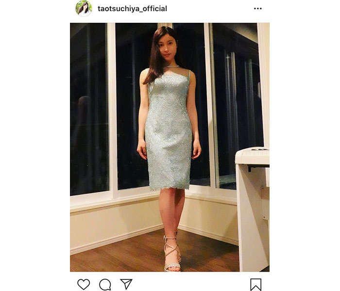土屋太鳳、皐月賞で着るかもしれなかったタイトドレス写真を公開！「美しい」「ドレス姿似合ってる」