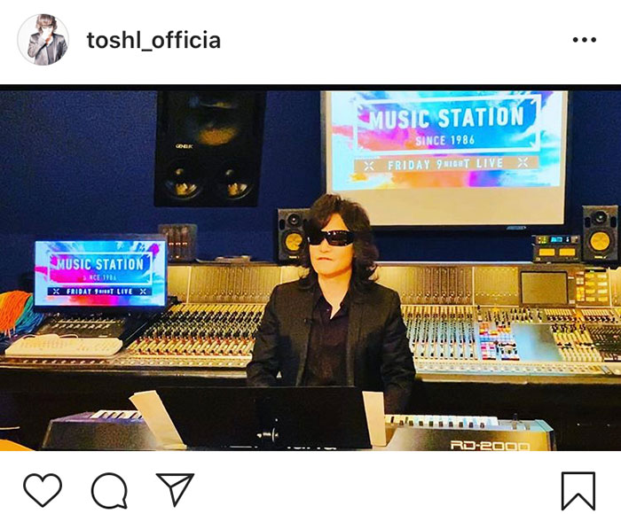 Toshl、視聴者が選ぶ『Mステ』披露曲、候補の3曲が決定！「究極の選択で迷ってしまいます」「Mステ楽しみにしています」と期待の声