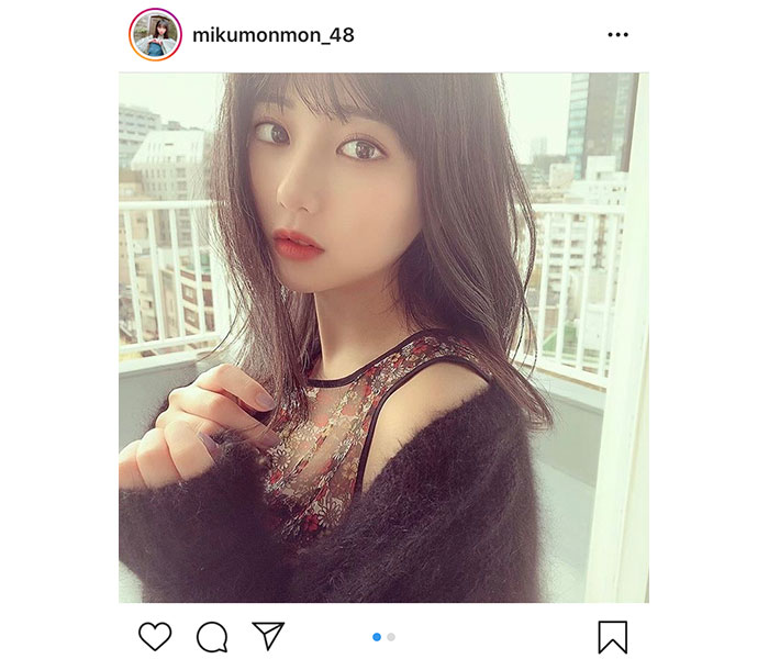 HKT48 田中美久の「大人みくりん」覚醒ショットに大反響！「セクシーがあふれてる」「雰囲気あって本当に綺麗」