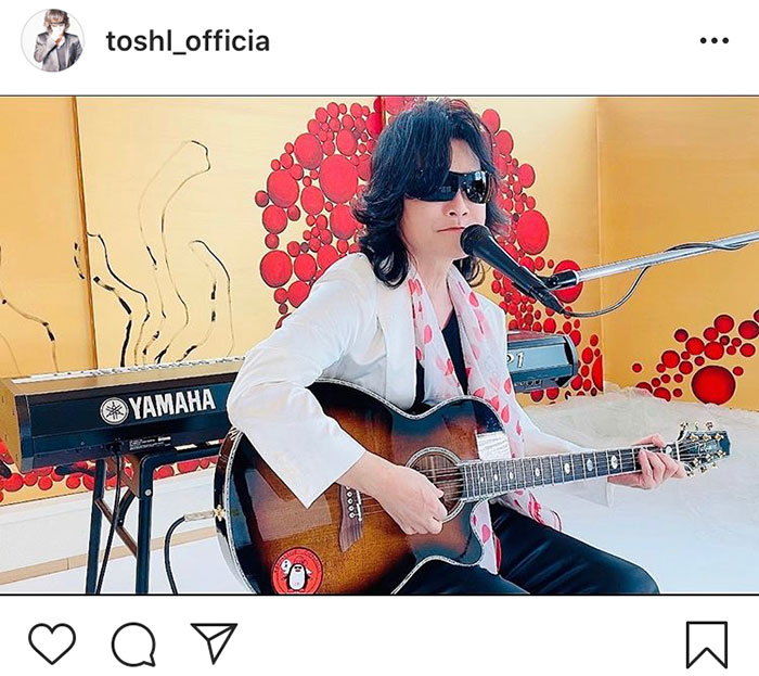 Toshl、「今こそ最大限に音楽を楽しんで」音楽の力を熱弁