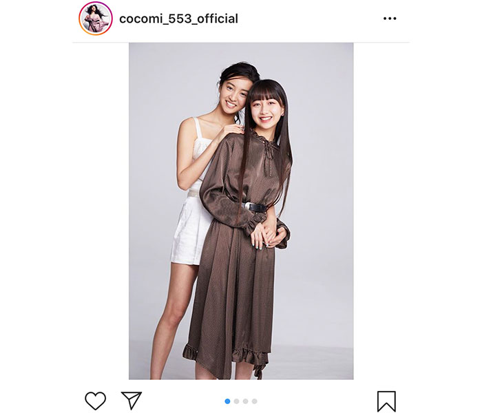 Cocomi、誕生日に妹・Koki,と変顔2ショット公開！「 全力の変顔 最高！」「木村姉妹ほんと好き」