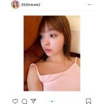 藤田ニコル、タンクトップ姿のおうち写真を公開！「肌が綺麗」「スッピン最高」「世界一美しい」