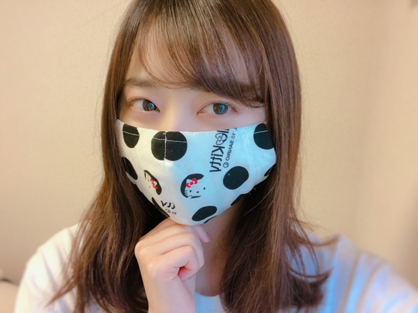 元乃木坂46 伊藤寧々、祖母と叔母が手作りのマスクを紹介「とっても可愛いマスクが届きました」