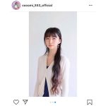 Cocomi、三つ編みのヘアアレンジポートレートを紹介「上品で清楚な感じ」「今日も素敵だわ」