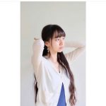 Cocomi、三つ編みのヘアアレンジポートレートを紹介「上品で清楚な感じ」「今日も素敵だわ」