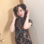 HKT48 森保まどか、黒チャイナドレス姿に「なんて可愛いの」「優勝です！！」と歓喜の声