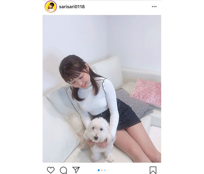 SKE48 惣田紗莉渚、さりげない美脚披露に「さすがさりちゃん」「ファンサービスに感謝」と反響