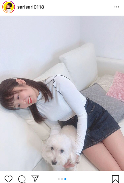 SKE48 惣田紗莉渚、さりげない美脚披露に「さすがさりちゃん」「ファンサービスに感謝」と反響