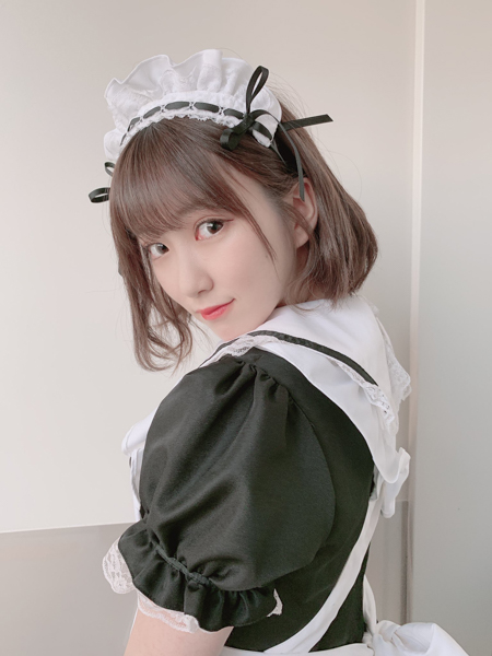 SKE48 相川暖花、「幻」のメイド姿再び！「メイドの日」に続々投稿