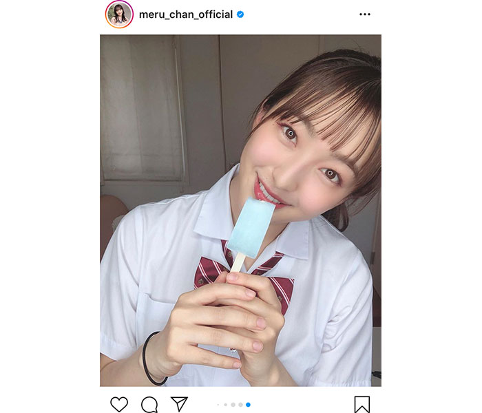 HKT48 田島芽瑠が夏服制服と共に青春の妄想シチュエーションを大公開！「こんな青春見て見たかった」