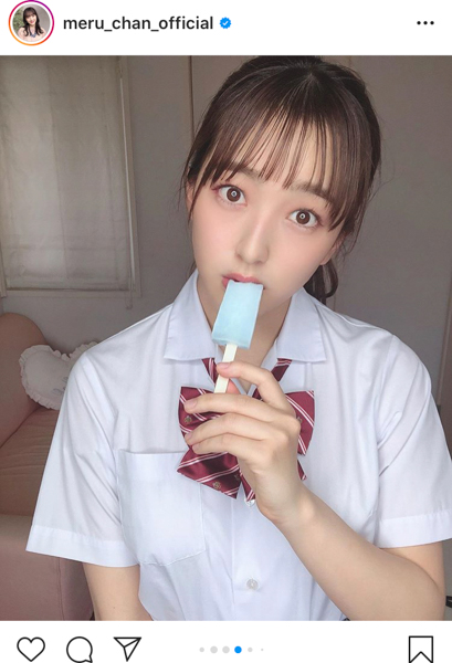 HKT48 田島芽瑠が夏服制服と共に青春の妄想シチュエーションを大公開！「こんな青春見て見たかった」