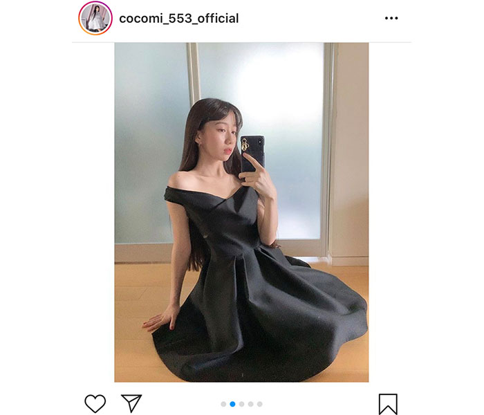 Cocomi、肩出し黒ドレスのおすましポートレート公開