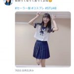 STU48 福田朱里、まるで現役なセーラー服動画に「似合ってる！」「至高とはこのこと」と反響！