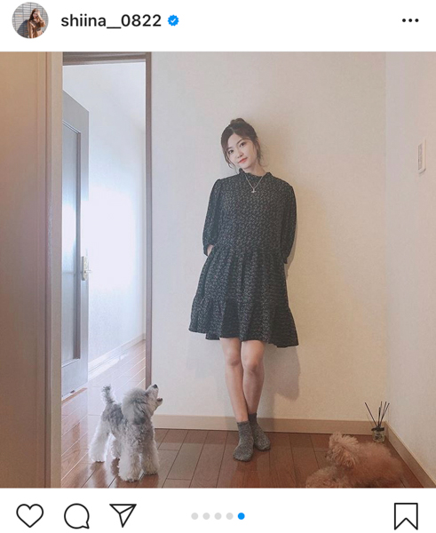 SKE48 平田詩奈、自宅でのミニワンピコーデを紹介「スタイル良すぎ」「可愛いが溢れてます」