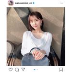 HKT48 森保まどか、現場再開の報告と共に春服ショートヘアを届ける「好きが増した」「言葉で言えない魅力」