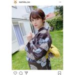 桃月なしこ、浴衣オフショット公開に「凛々しくて可愛い」「花火観に行けたら最高」と反響も