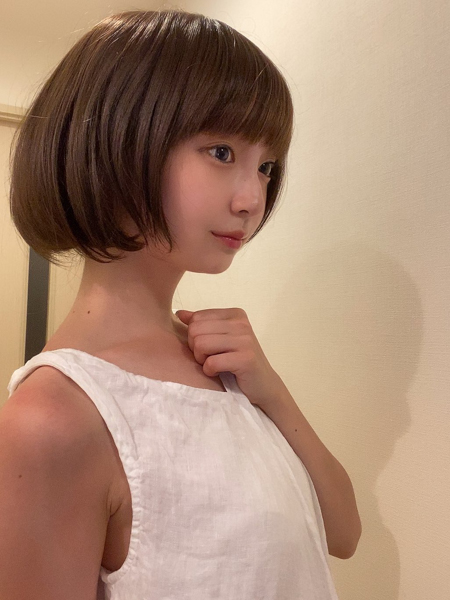 NGT48 荻野由佳、夏に向けてショートヘアに！？投稿の続きでまさかの・・・