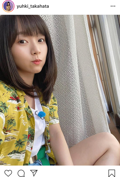 SKE48 高畑結希、爽やかな純白ノースリーブで夏を先取り！「はたごんE感じ」「また心盗まれました」