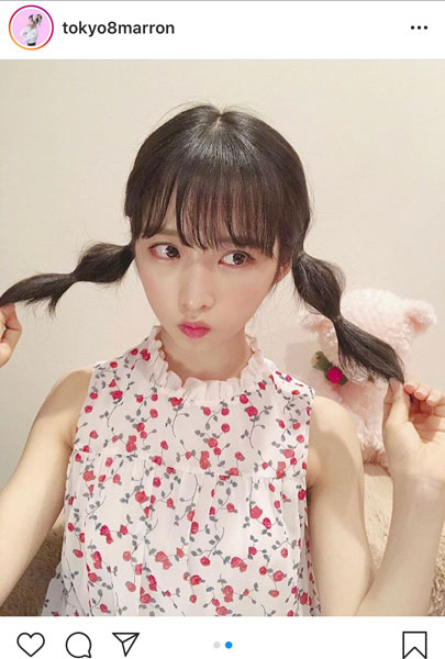 AKB48 小栗有以が玉ねぎヘアにアレンジ！「世界一可愛い」「また一味違った有以ちゃん」と反響も