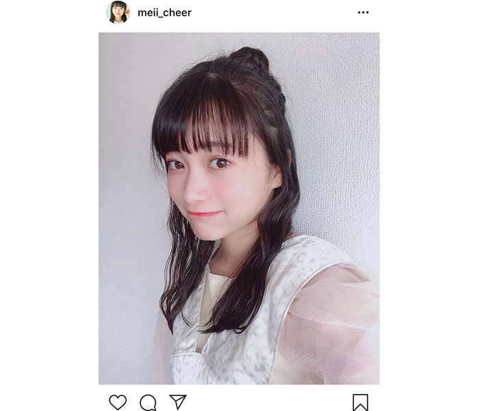 福田愛依、涼し気なお団子ヘアアレンジに絶賛の声！「おしゃれかわいい」