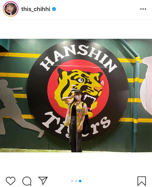 NMB48 川上千尋が甲子園で今年初の野球観戦！「甲子園が似合うアイドルNO.1！」「俺も球場行きたいな」