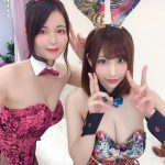 九条ねぎ、花咲来夢とのセクシーバニーガール衣装を披露！「二人ともセクシー」「凄く癒されました」