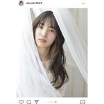 AKB48 下尾みうが光に浮かび上がる純白ポートレートを公開「本当に綺麗です」「惚れちゃうじゃないかー！！！」