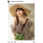 dela 沢口愛華、麦わら帽子が似合う夏ポートレートを披露「大人っぽくて綺麗です！」