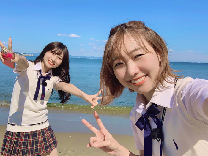 SKE48 須田亜香里、青海ひな乃が三河湾で夏を先取り！＜SKE48は君と歌いたい＞