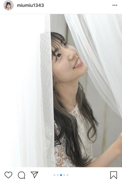 AKB48 下尾みうが光に浮かび上がる純白ポートレートを公開「本当に綺麗です」「惚れちゃうじゃないかー！！！」