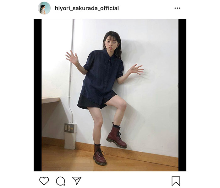 桜田ひより、美脚披露のレア私服ショットを公開！「レアなひよりちゃん」「素晴らしい試み」