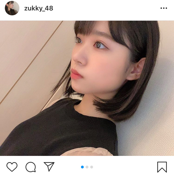 AKB48 山内瑞葵が「大人ずっきー」にイメチェン！「綺麗だ」「最強に似合っております」