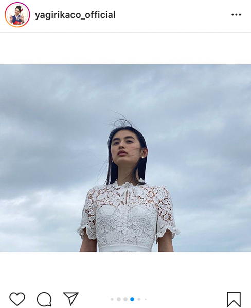 八木莉可子、純白ドレスが美麗な「スマ婚」オフショット公開！「癒されました」「素敵な写真ありがとう」