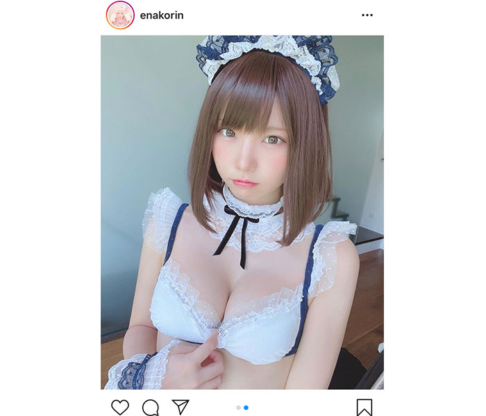 えなこ、妄想膨らむメイドビキニ姿に「えなこちゃん最高」「ぐうかわです」と大反響！！