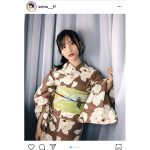 AKB48 福岡聖菜がハタチを迎えて初の浴衣ショットを披露！「大人っぽくてかわいい！」「本当に素敵過ぎる」