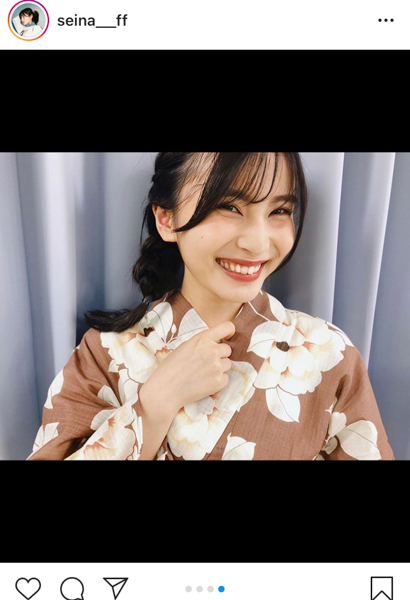 AKB48 福岡聖菜がハタチを迎えて初の浴衣ショットを披露！「大人っぽくてかわいい！」「本当に素敵過ぎる」